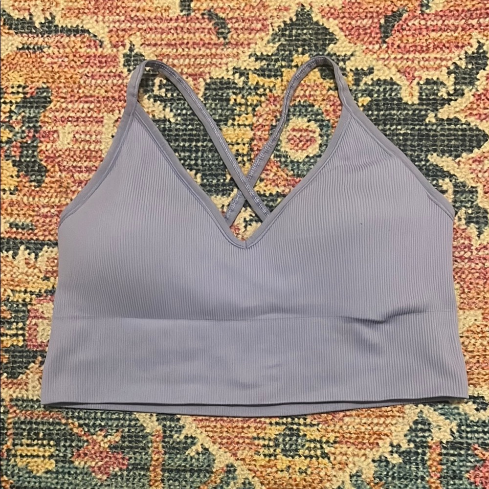 DSG Purple Sports Bra Moisture-Wicking Racerback